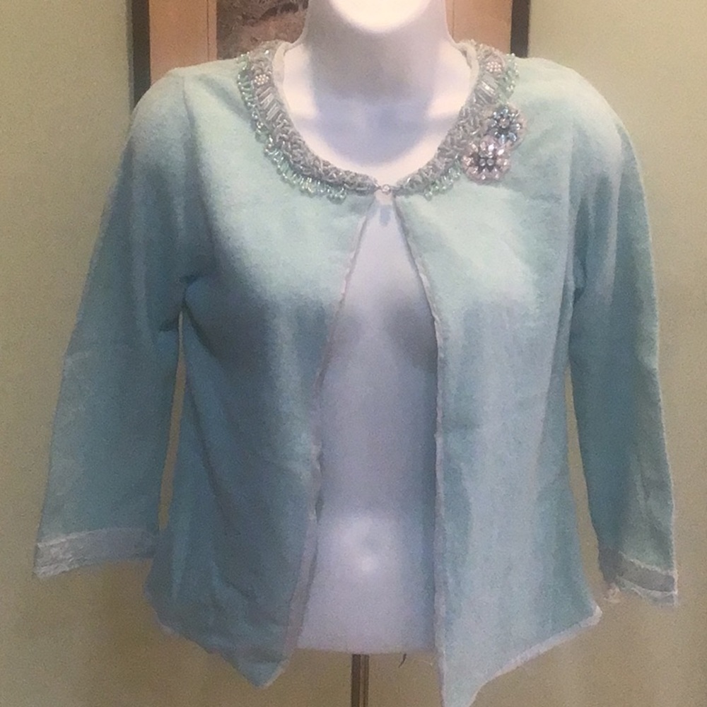 Vintage Free People Open Cropped Sweater